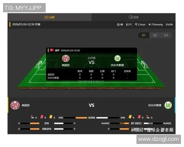 沃尔夫斯堡继续保持不败，战胜汉堡德比赛场霸主位置稳固